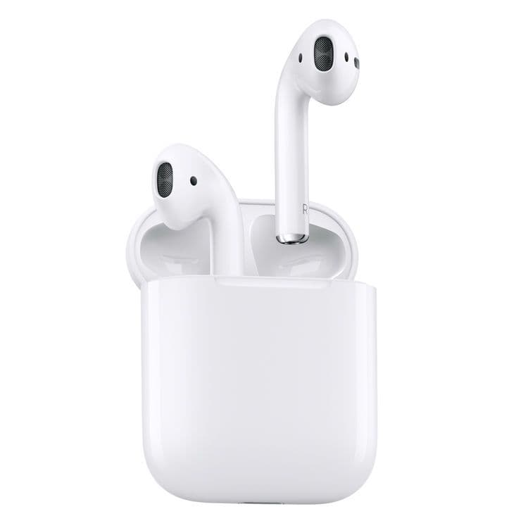 Apple AirPods (Second Gen) Wireless Ear Buds, Bluetooth Headphones with Lightning Charging Case